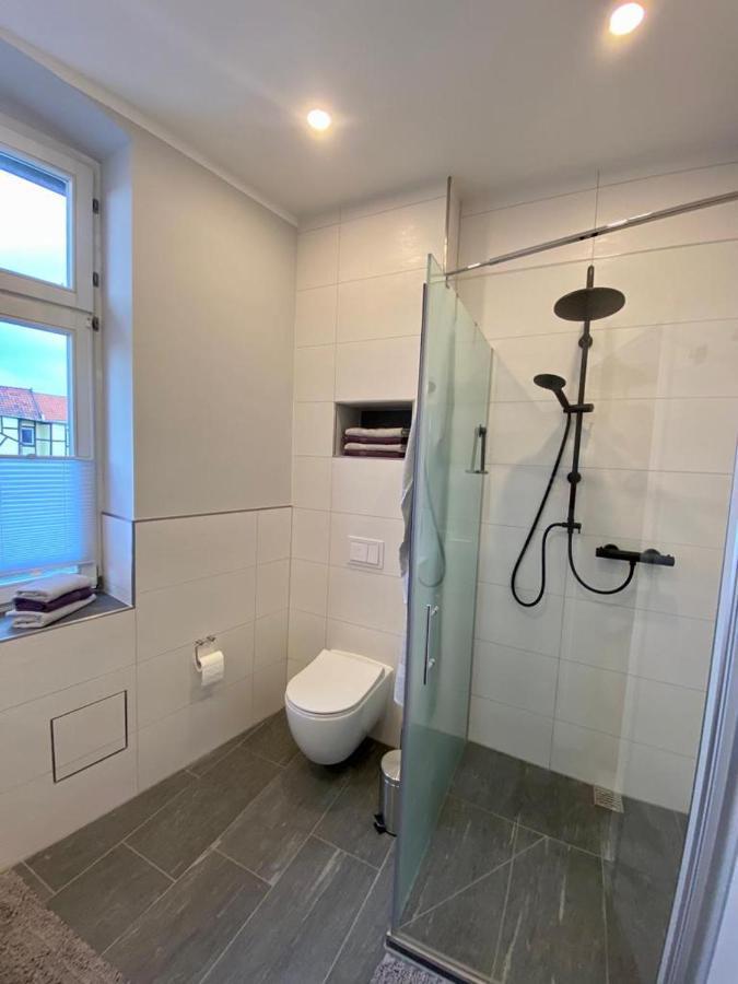 Fewo Otto- Sanierte Ferienwohnung Im Einzeldenkmal Quedlinburg Exterior photo